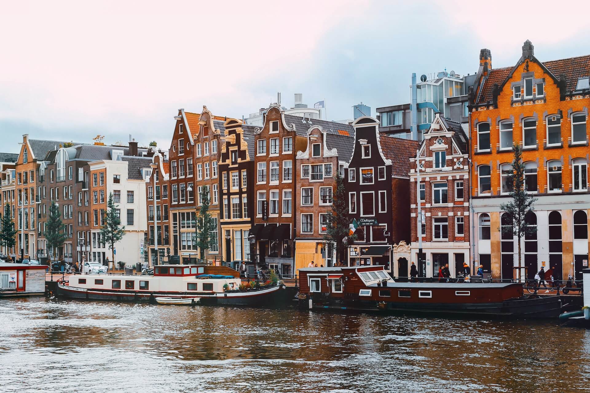 Amstel Canal in Amsterdam