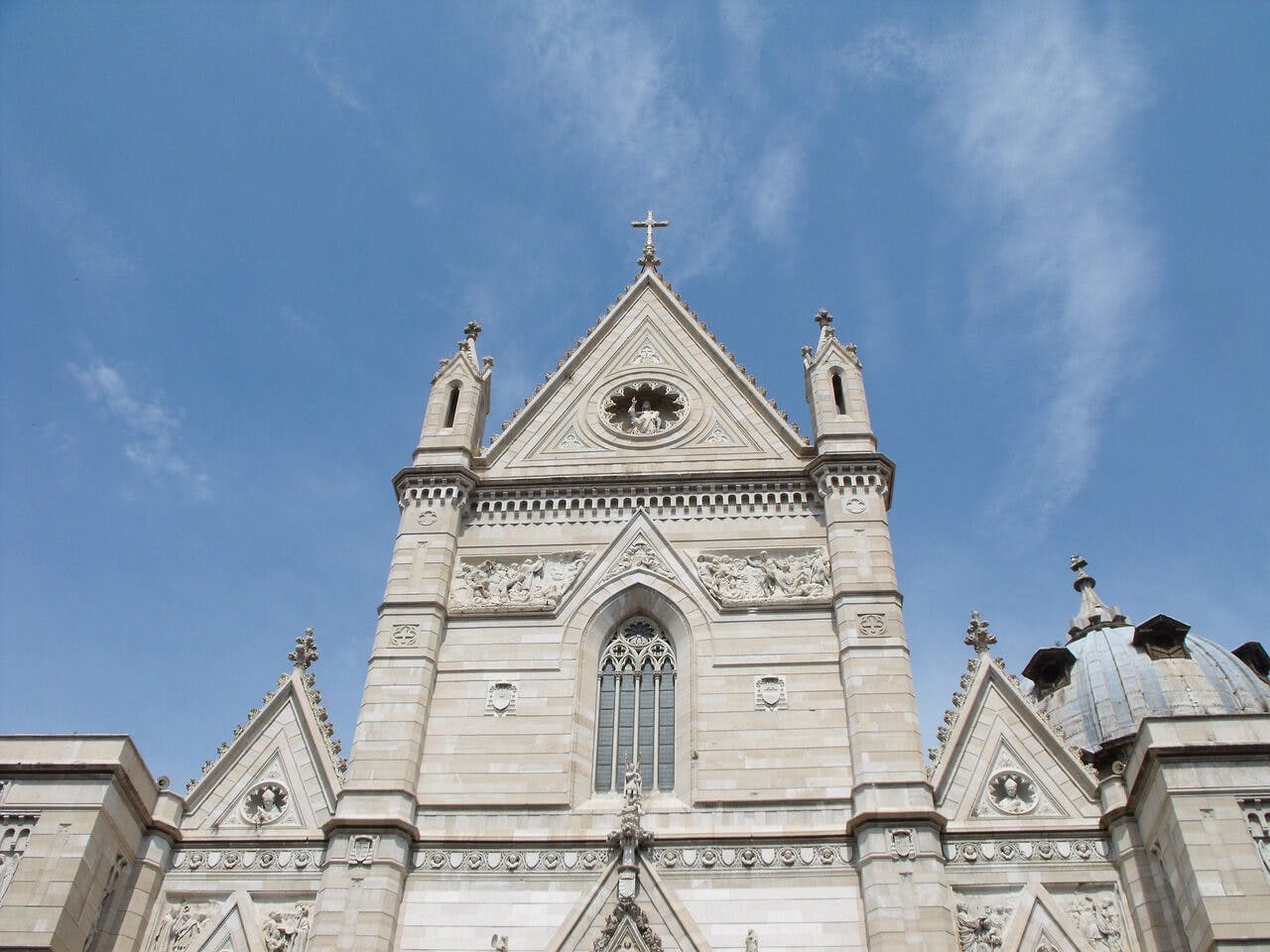 Naples Cathedral, Facade, Marble