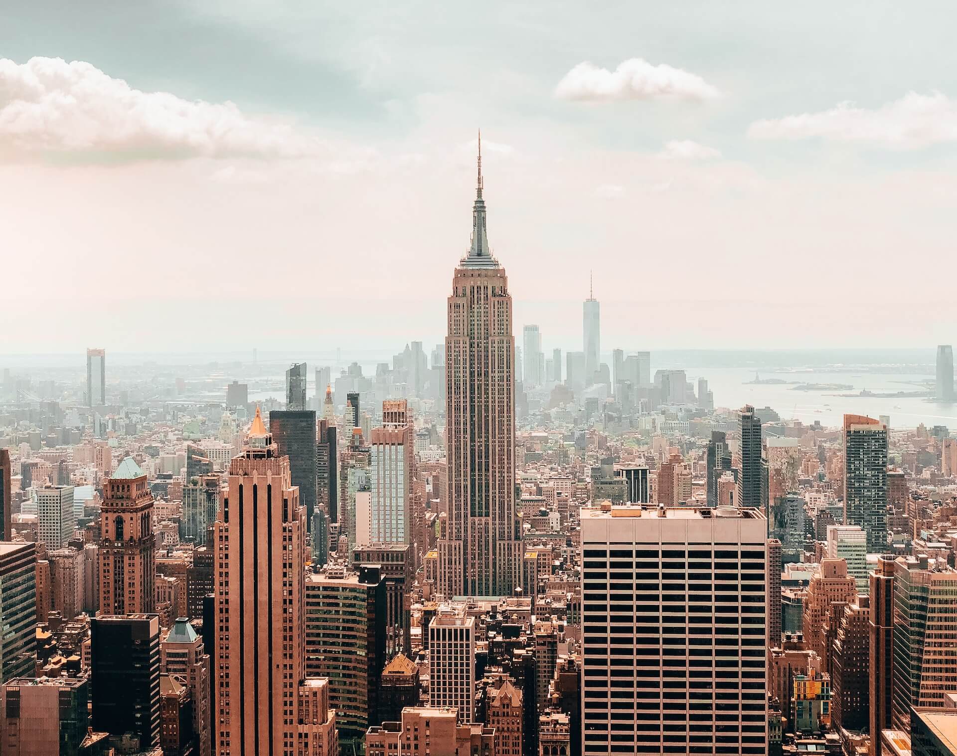 aerial view of city buildings during the day