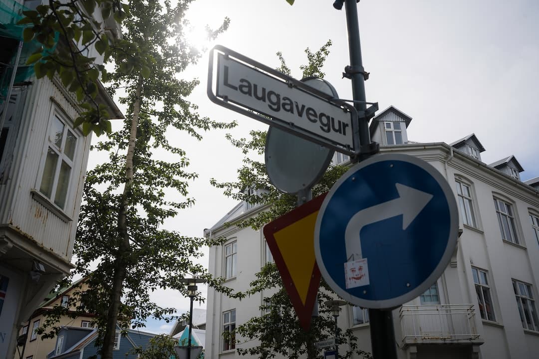 a street sign is posted on a pole