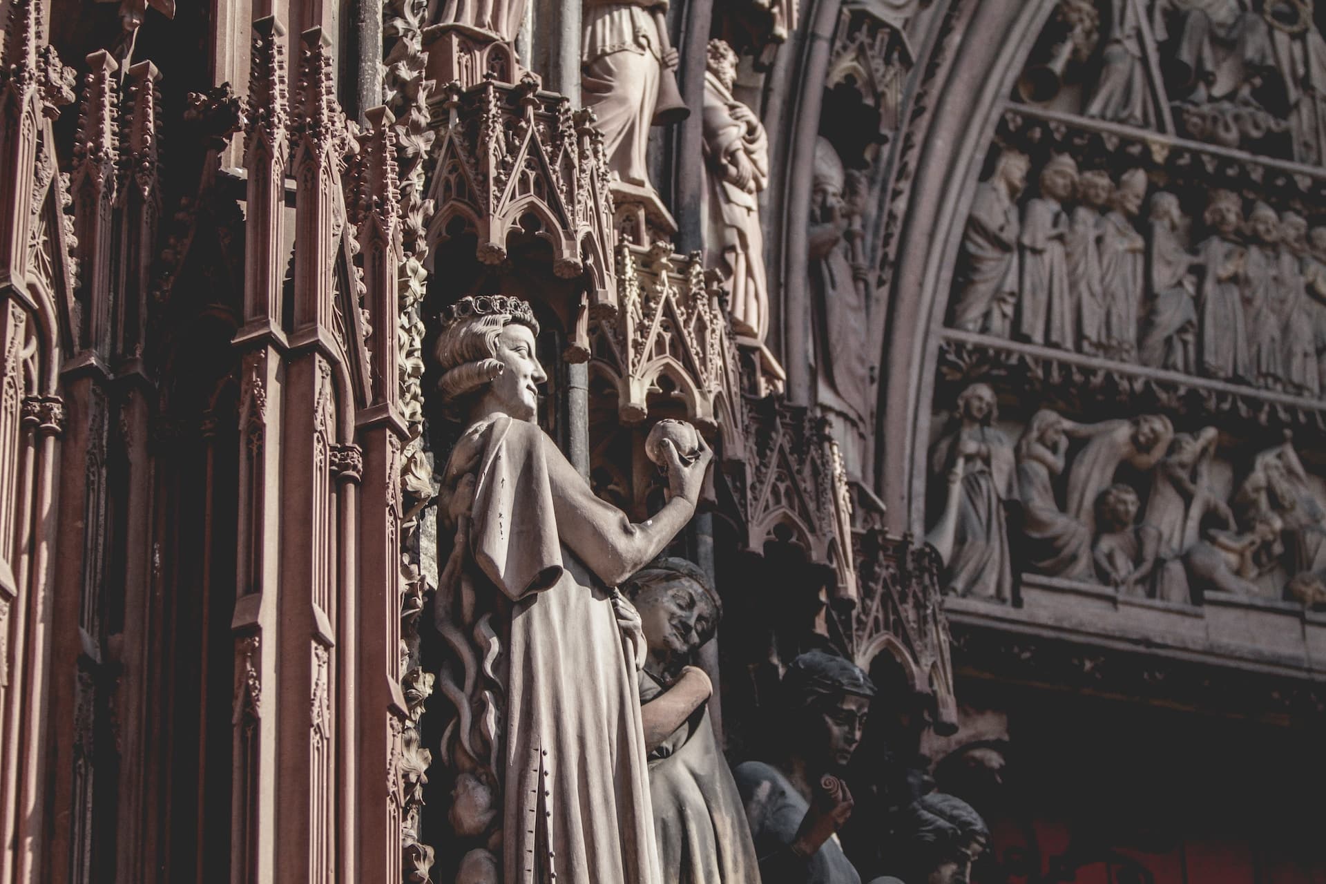 low-angle photography of gothic cathedral