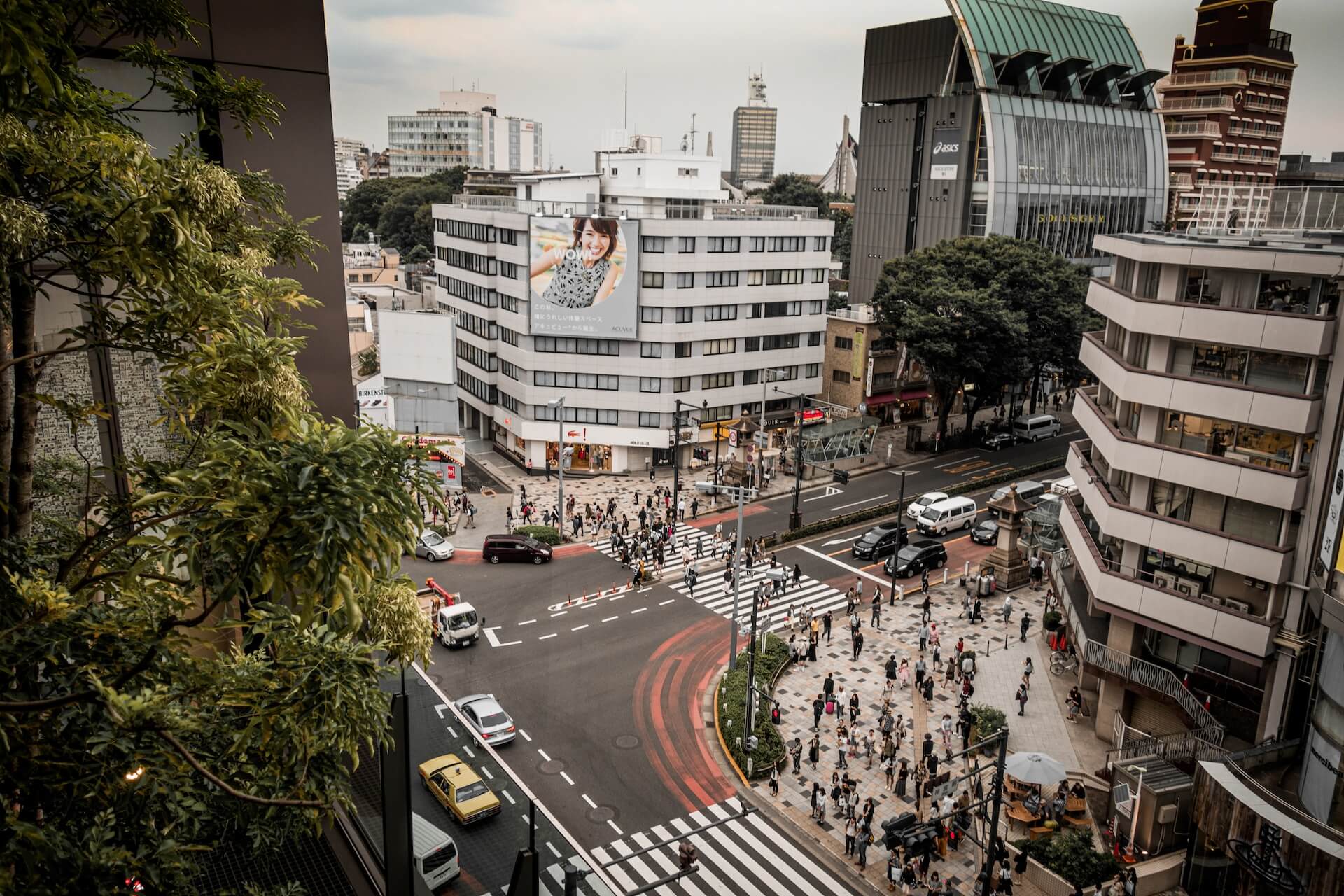 photo of people crossing road