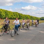 Passeio de bicicleta pela verde Hannover