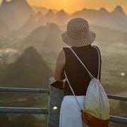 Guilin: Half day Yangshuo Cuiping hill Sunset Private Tour