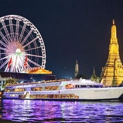 Bangkok: Cruzeiro com jantar no White Orchid Chao Phraya com cerveja grátis