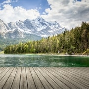 Desde Múnich: Excursión en furgoneta por la montaña Zugspitze con la ciudad de Garmisch