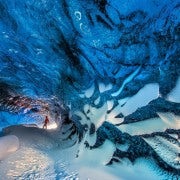 Jökulsárlón: Excursión guiada a la Cueva de Hielo Azul del Glaciar Vatnajökull