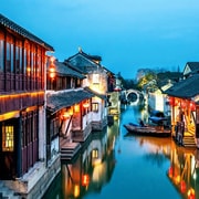 Su Zhou und Zhou Zhuang Wasserdorf Tagestour