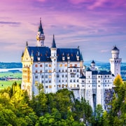 Múnich: Castillo de Neuschwanstein en autobús con paseo en bicicleta alpina