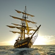 Cabo San Lucas: Sunset Pirate Ship Cruise with Dinner Show