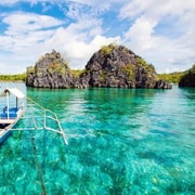 Coron: Scogliere costiere, spiaggia e giro dell'isola di Malcapuya
