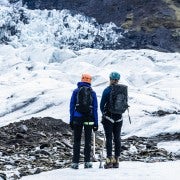 Vatnajökull: caminhada curta pelo encontro da geleira