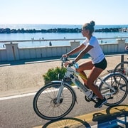 Pisa: Tour guiado até o mar de E-Bike