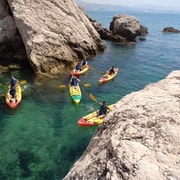 Marsella: Côte Bleue Calanques Tour de medio día en kayak