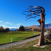 Geführte E-Bike-Tour durch die Landschaft - Fahrt zum See