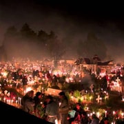 Mixquic Day of the Dead Feier aus Mexiko-Stadt
