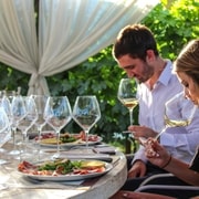San Gimignano : Dégustation de vins et d'huiles avec amuse-gueules toscans