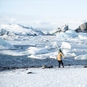 Da Reykjavik: Giro in barca della laguna dei ghiacciai, tour della spiaggia dei diamanti