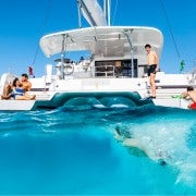 Mykonos: Catamaran Cruise with Lunch, Drinks and Transfer