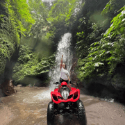 Ubud: Dschungel, Wasserfall und Tunnel ATV Tour & Mittagessen Optionen