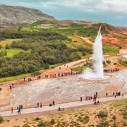 Excursión en grupo reducido por el Círculo Dorado y el cráter de Kerið