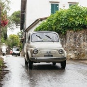 Florença: Passeio de carro pelo interior do país com o Fiat 500 Vintage