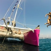 Côte d'Azur: Half-Day Coastline Catamaran Sailing Tour