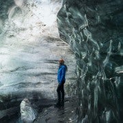 From Jökulsárlón: Crystal Ice Cave Day Tour on Vatnajökull