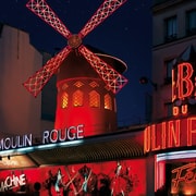 París: ticket para un cabaret del Moulin Rouge con champán