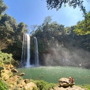 From Palenque: Waterfalls Misol-ha y Agua Azul.