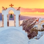 Santorin : Visite touristique traditionnelle en bus avec coucher de soleil à Oia