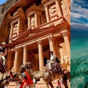 Desde Ammán: Excursión privada de un día a Petra y el Mar Muerto