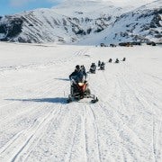 From Reykjavik: Golden Circle and Glacier Snowmobiling