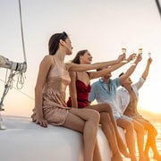 Catamaran Sunset Cruise Dia island - Premium Menu & Drinks